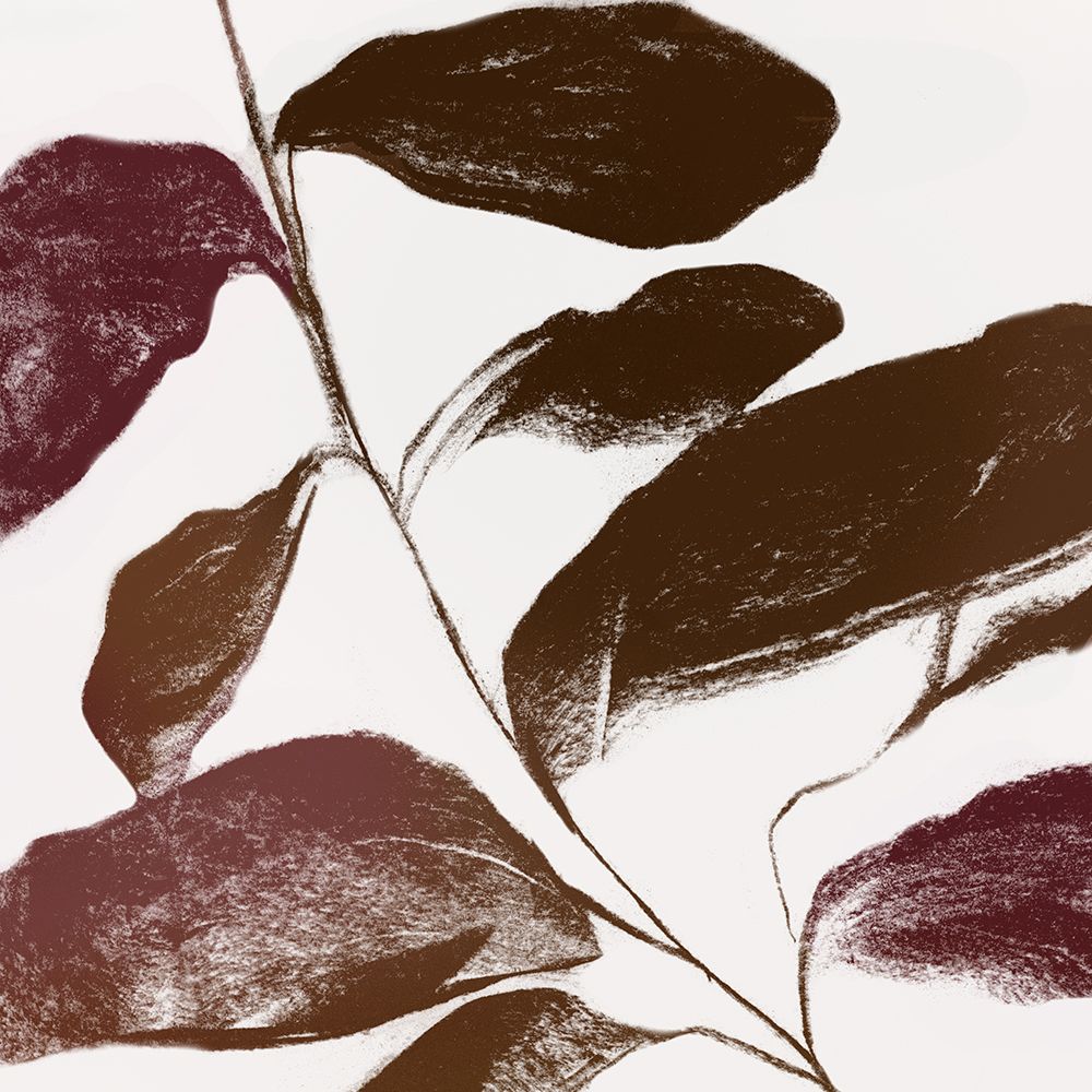 Muted Leaves on Gentle Branches II art print by Hannah Dawson for $57.95 CAD