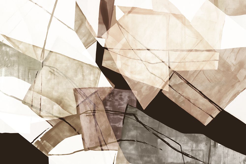 Geometric Harmony in Earth Tones art print by Hannah Dawson for $57.95 CAD