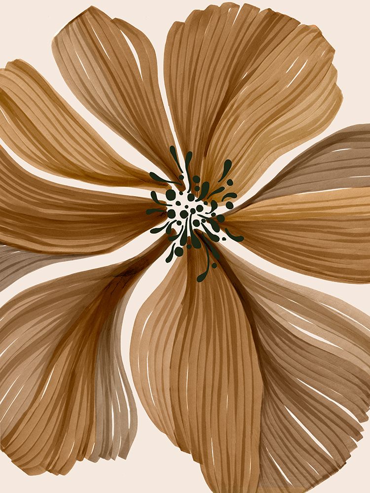 Organic Flow in Earth Tones I art print by Hannah Dawson for $57.95 CAD
