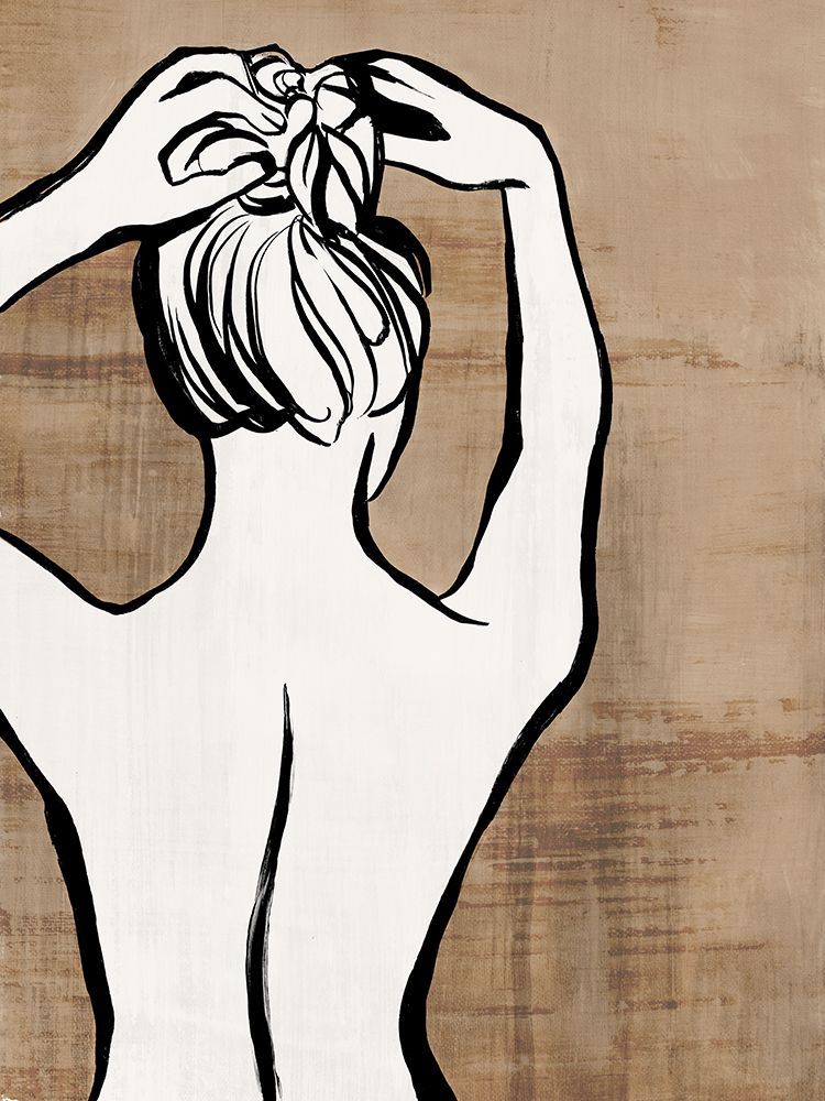 Hair Tied in Tranquility I art print by Hannah Dawson for $57.95 CAD