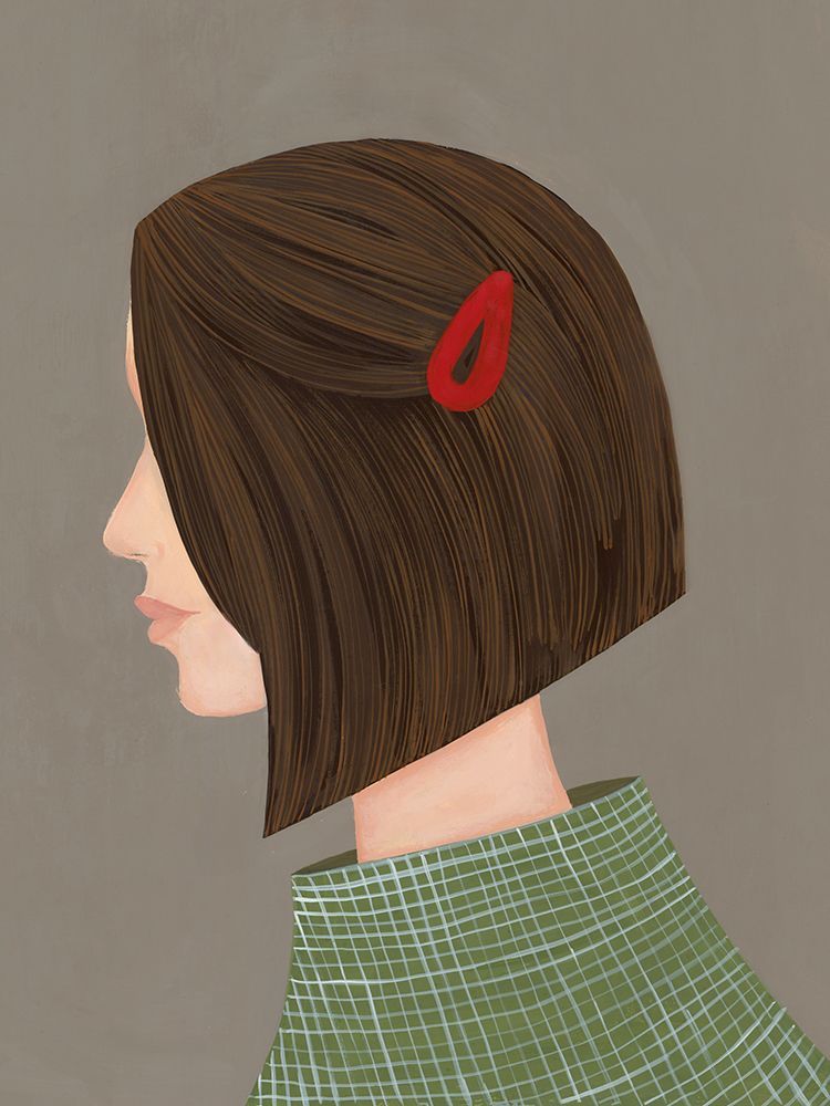 Woman with Red Hair Clip art print by Hannah Dawson for $57.95 CAD