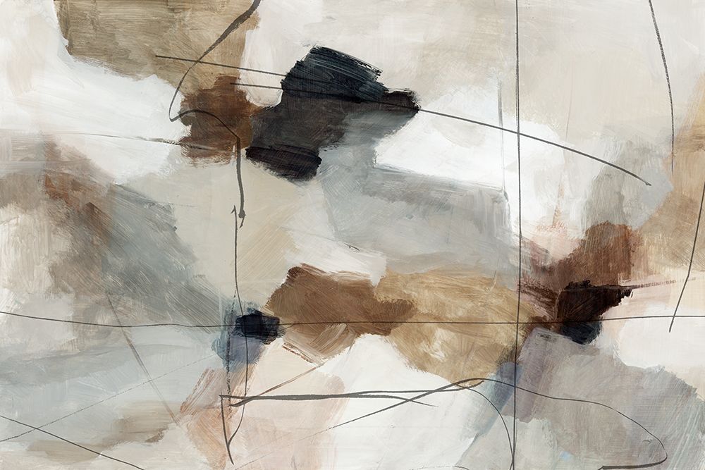 Earthy Abstracts Strokes And Lines art print by Hannah Dawson for $57.95 CAD