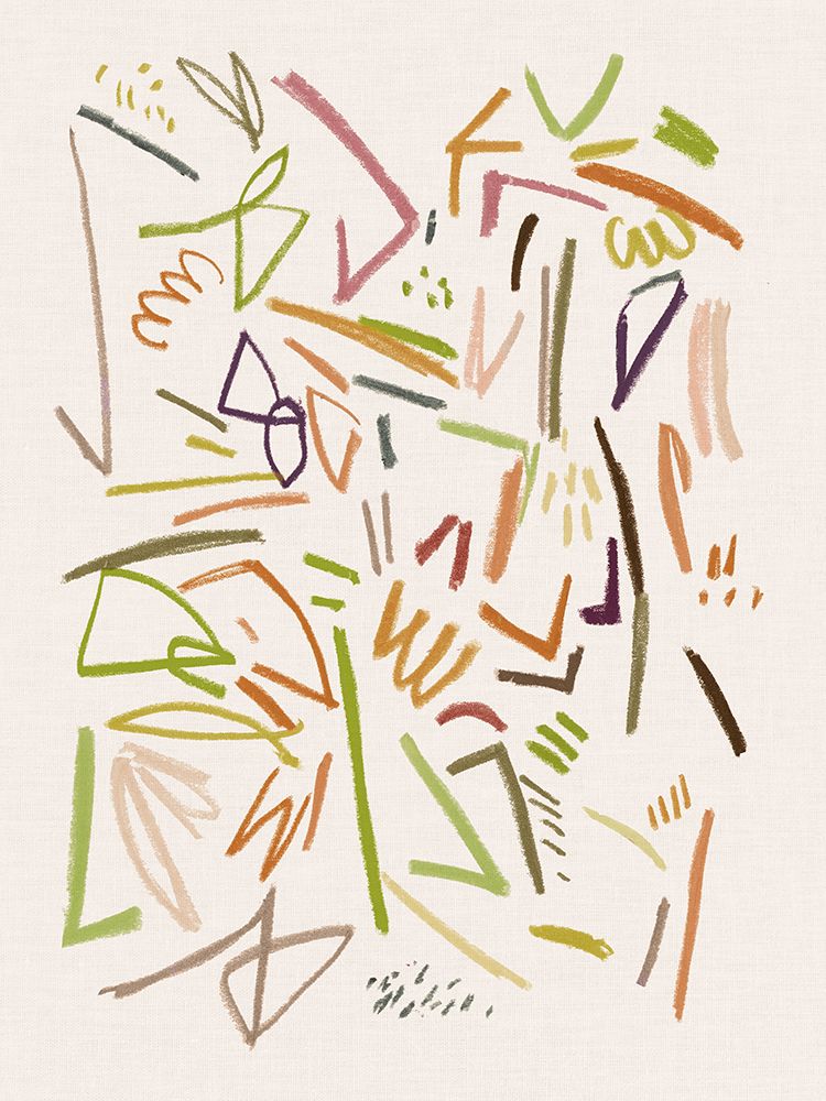 Colorful Whispers of Motion I art print by Hannah Dawson for $57.95 CAD