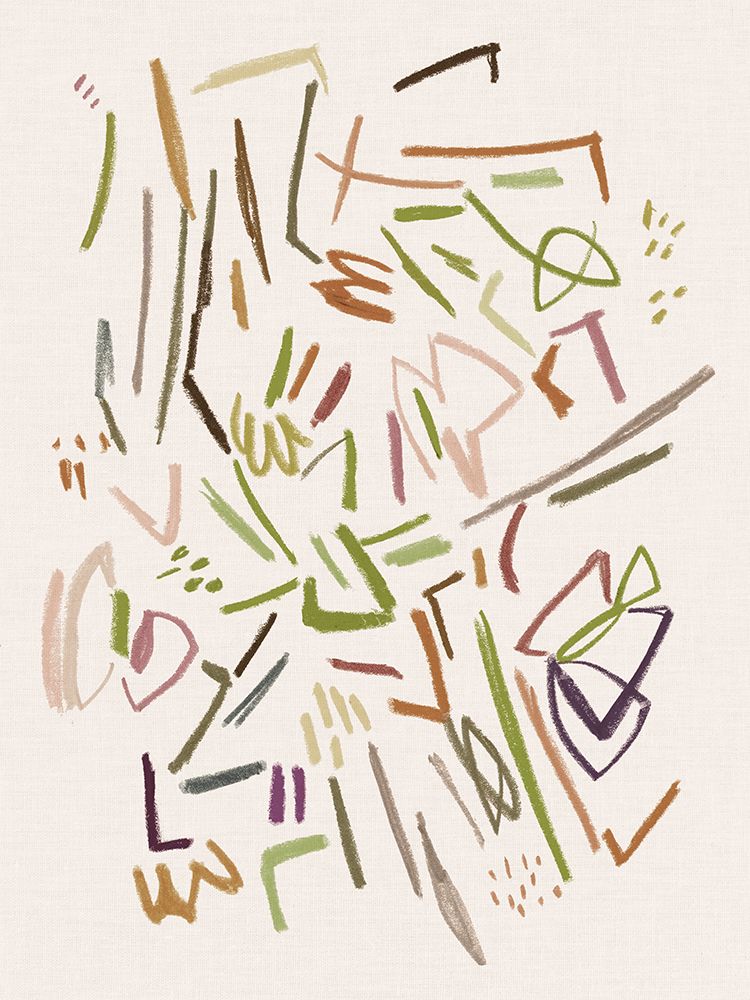 Colorful Whispers of Motion II art print by Hannah Dawson for $57.95 CAD