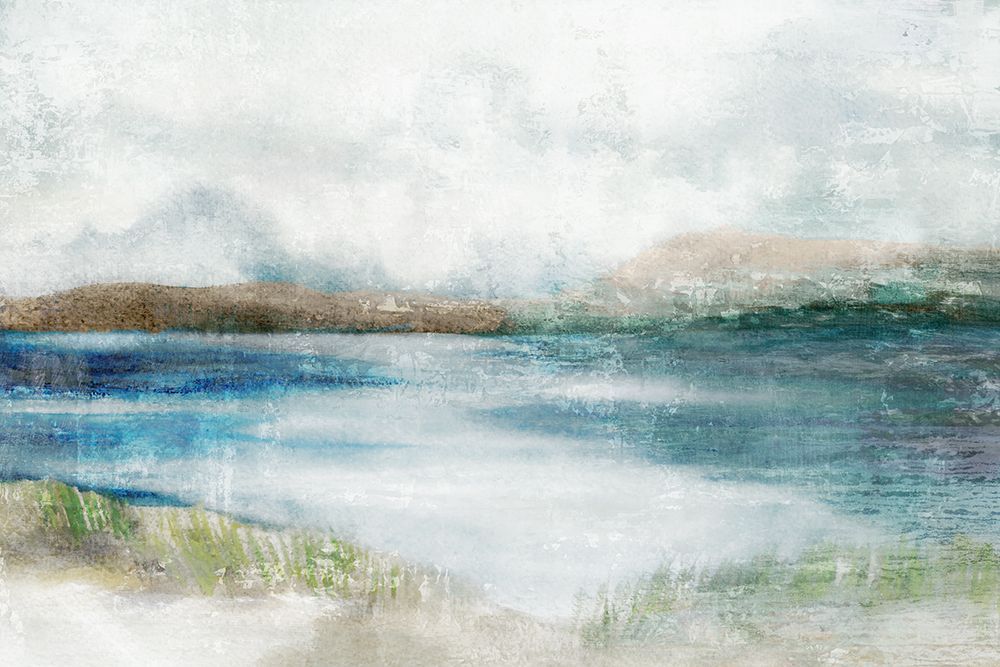 Tranquil Waters Under Overcast Sky I art print by Hannah Dawson for $57.95 CAD