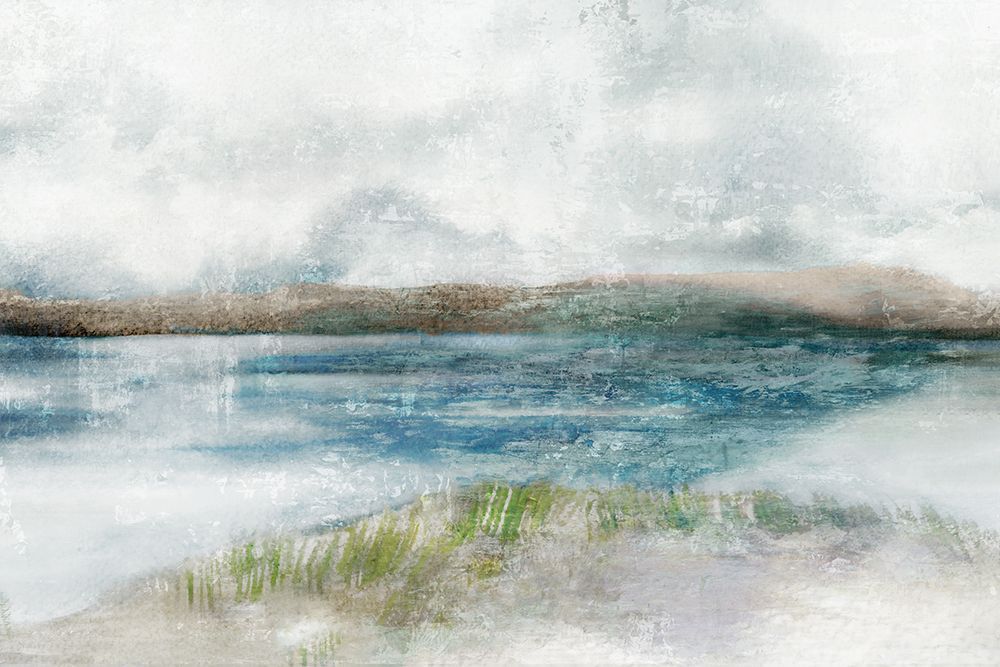 Tranquil Waters Under Overcast Sky II art print by Hannah Dawson for $57.95 CAD