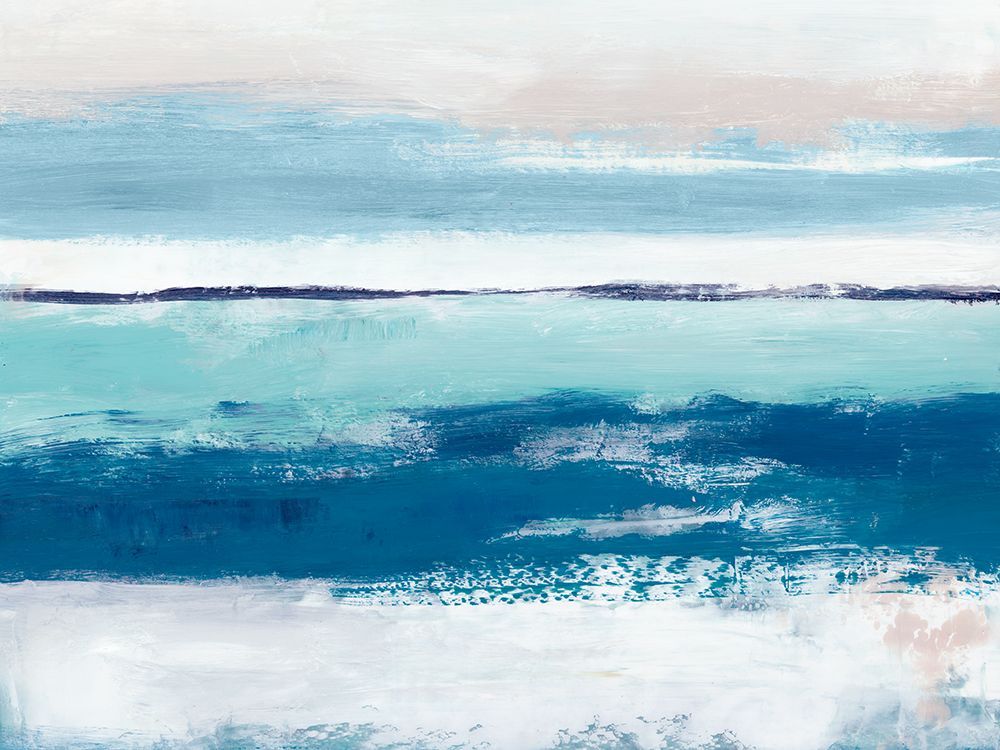 Calm Ocean Horizon Layers art print by Hannah Dawson for $57.95 CAD