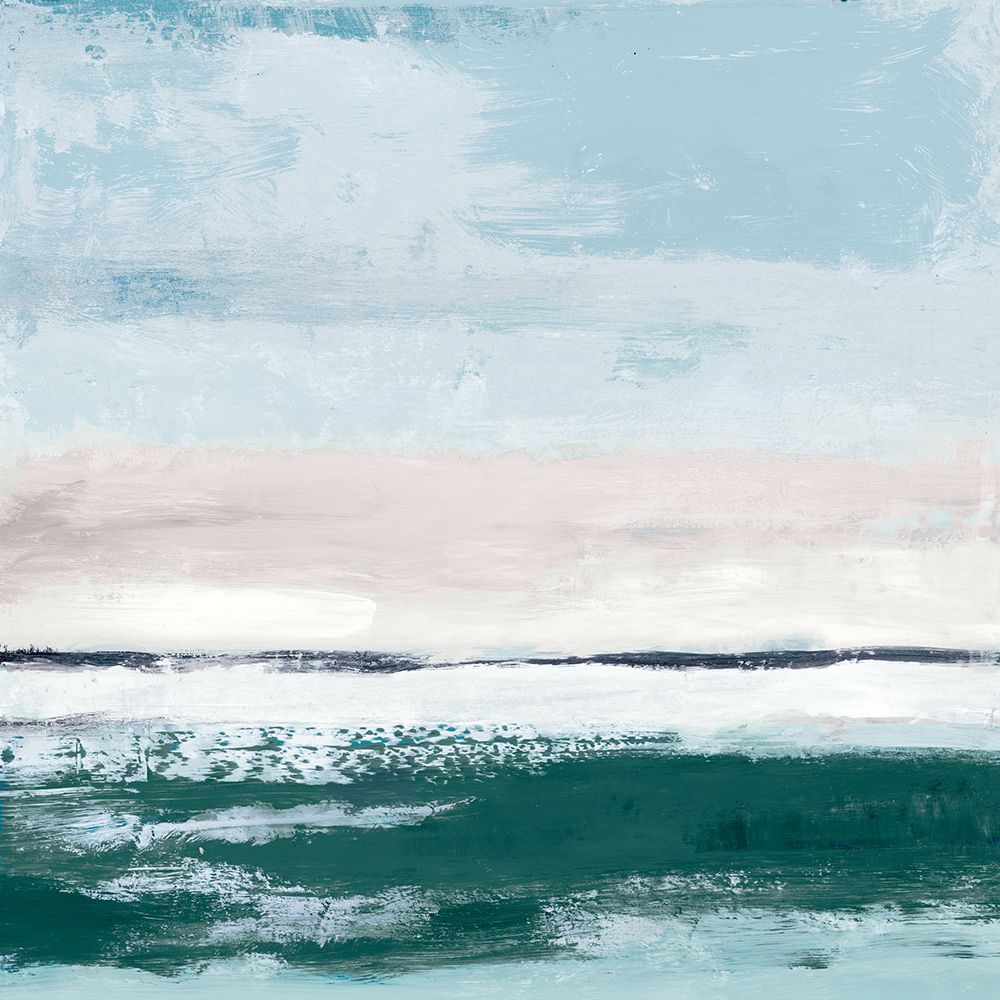 Coastal Serenity in Soft Hues II art print by Hannah Dawson for $57.95 CAD