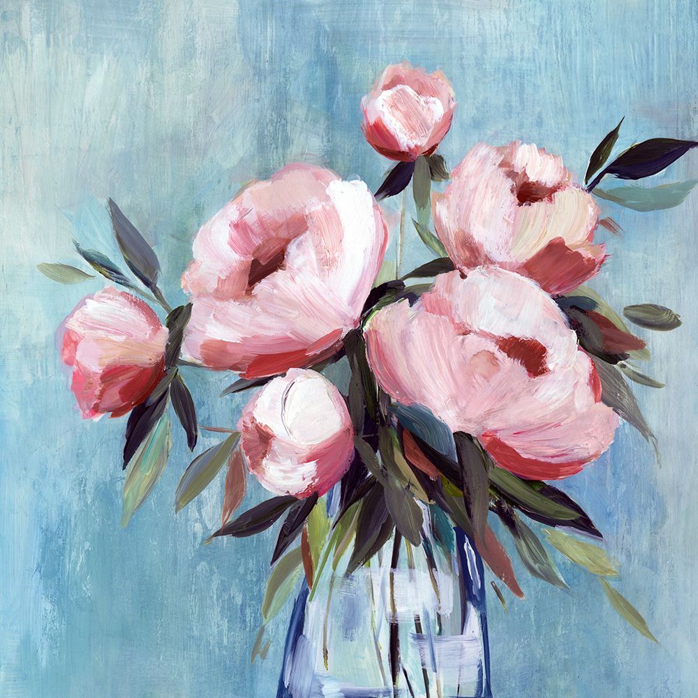 Pink Petals in Glass Vase art print by Hannah Dawson for $57.95 CAD