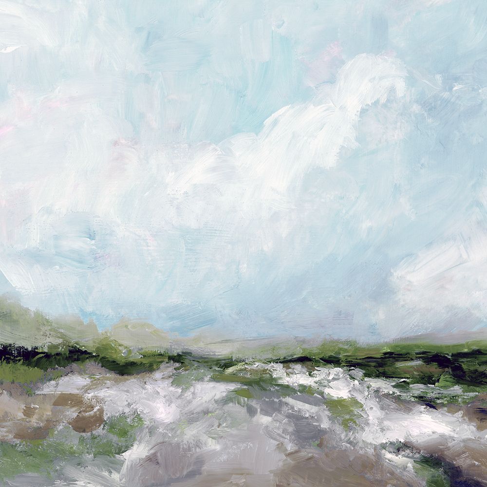 Clouds Over a Tranquil Landscape art print by Hannah Dawson for $57.95 CAD