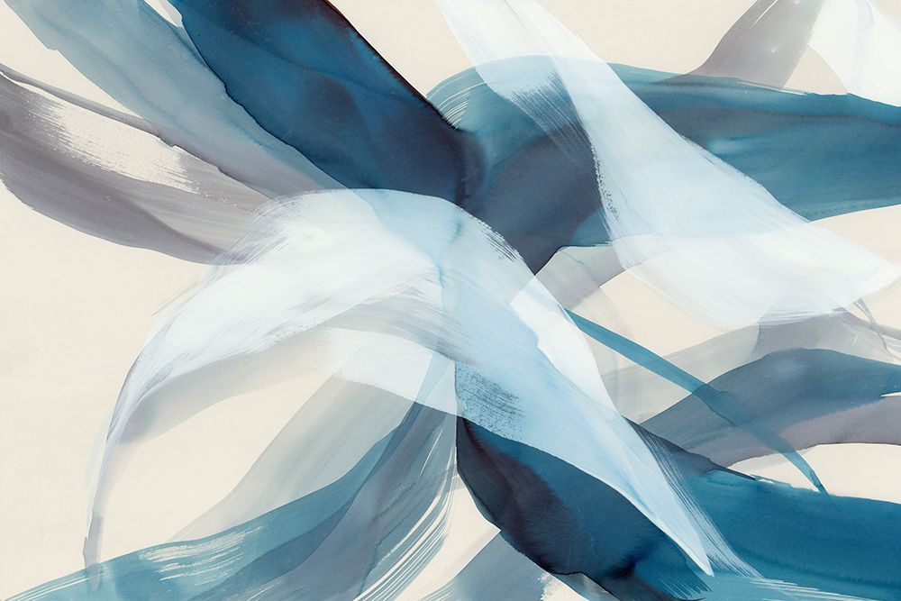 Flowing Blue Harmony art print by Hannah Dawson for $57.95 CAD