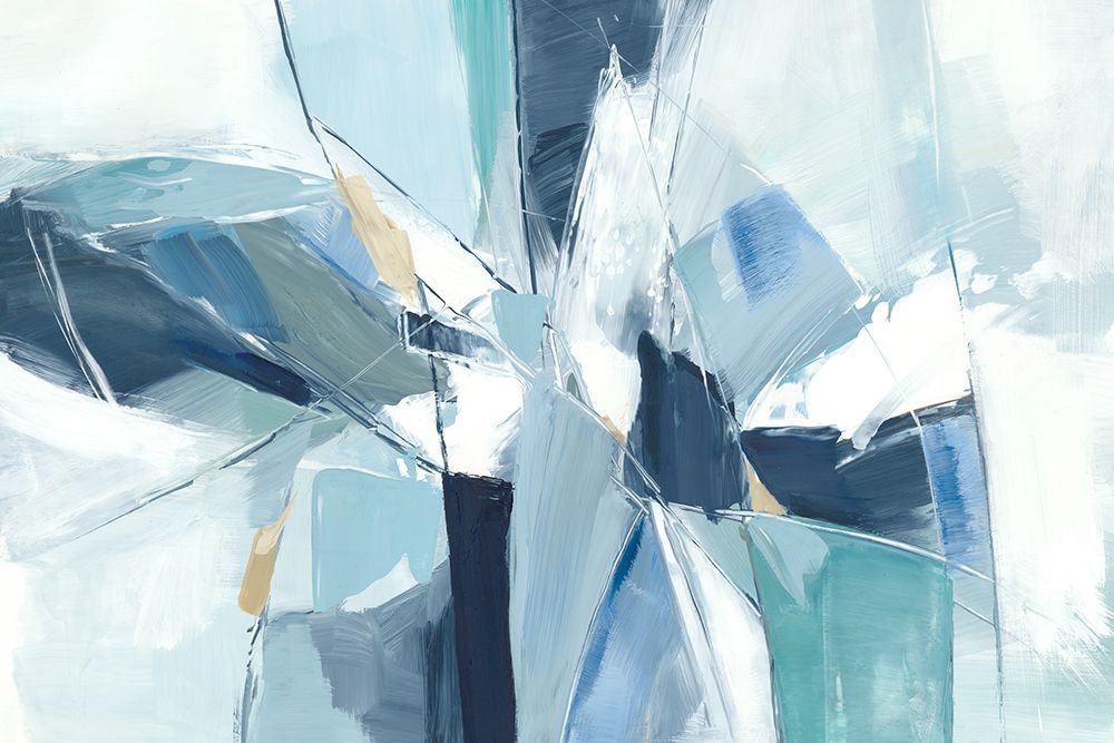 Abstract Iceberg Reflections art print by Hannah Dawson for $57.95 CAD