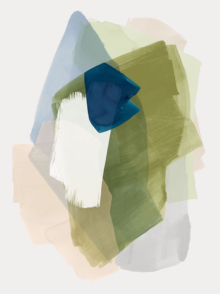 Layers of Tranquil Overlap art print by Hannah Dawson for $57.95 CAD