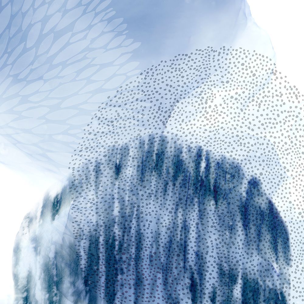 Whispering Patterns of Blue Serenity I art print by Hannah Dawson for $57.95 CAD