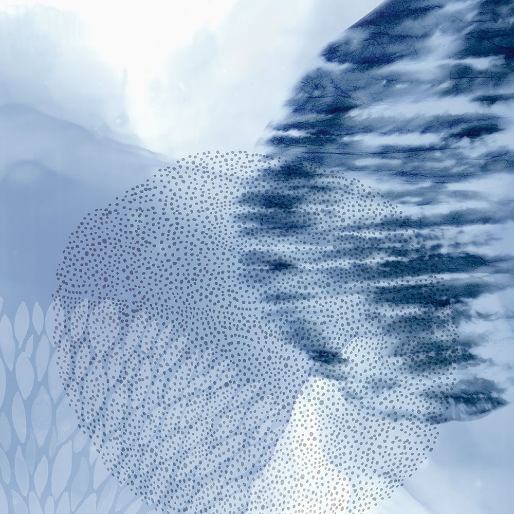 Whispering Patterns of Blue Serenity II art print by Hannah Dawson for $57.95 CAD