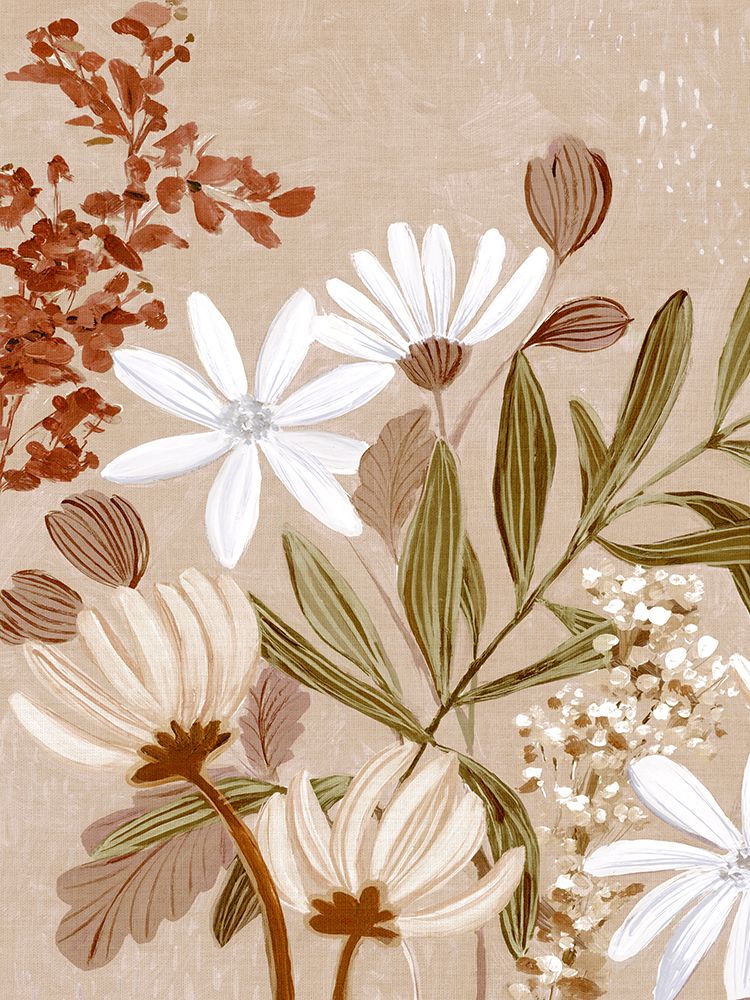 Delicate Blooms on Canvas II art print by Hannah Dawson for $57.95 CAD