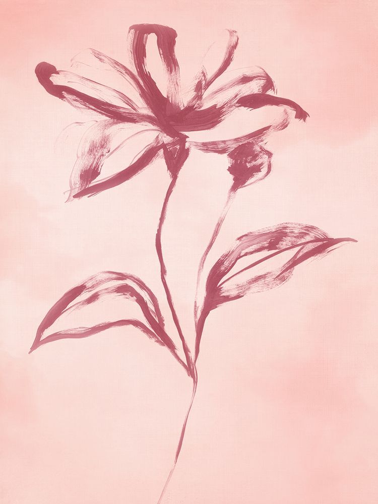 Delicate Blossom on Soft Canvas III art print by Hannah Dawson for $57.95 CAD