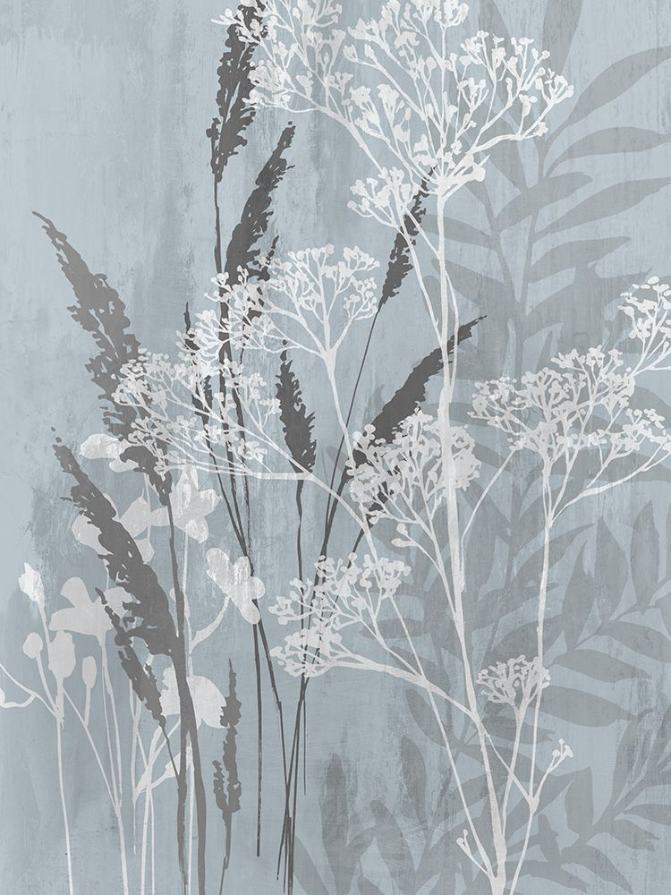 Muted Winter Flora Silhouettes I art print by Hannah Dawson for $57.95 CAD