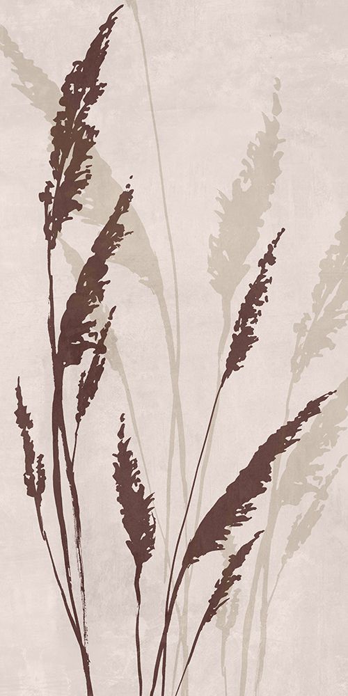 Tall Grasses on Light Canvas I art print by Hannah Dawson for $57.95 CAD