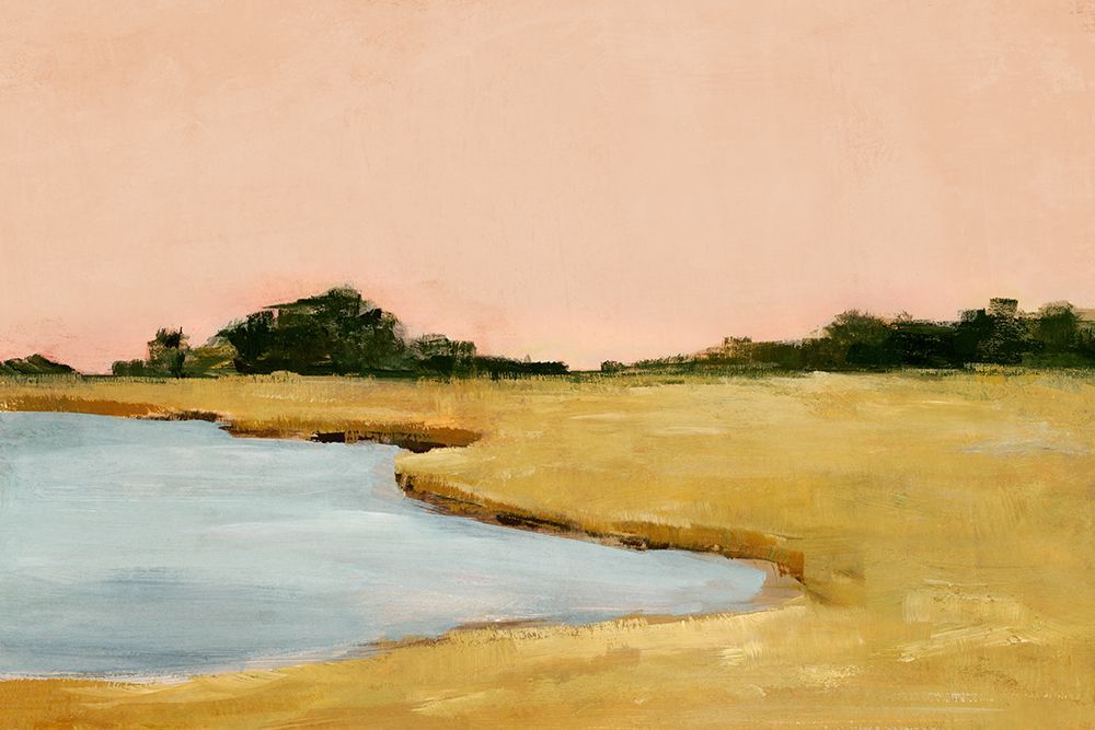 Pastel Sky Over Tranquil Waters I art print by Hannah Dawson for $57.95 CAD