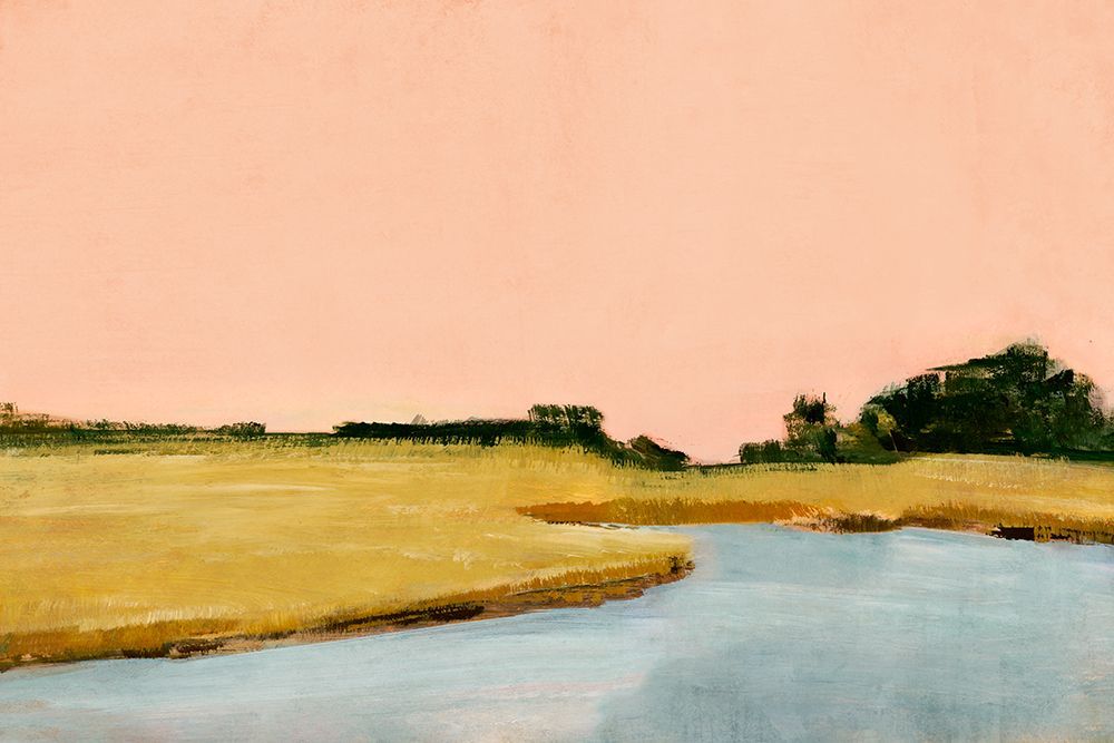 Pastel Sky Over Tranquil Waters II art print by Hannah Dawson for $57.95 CAD
