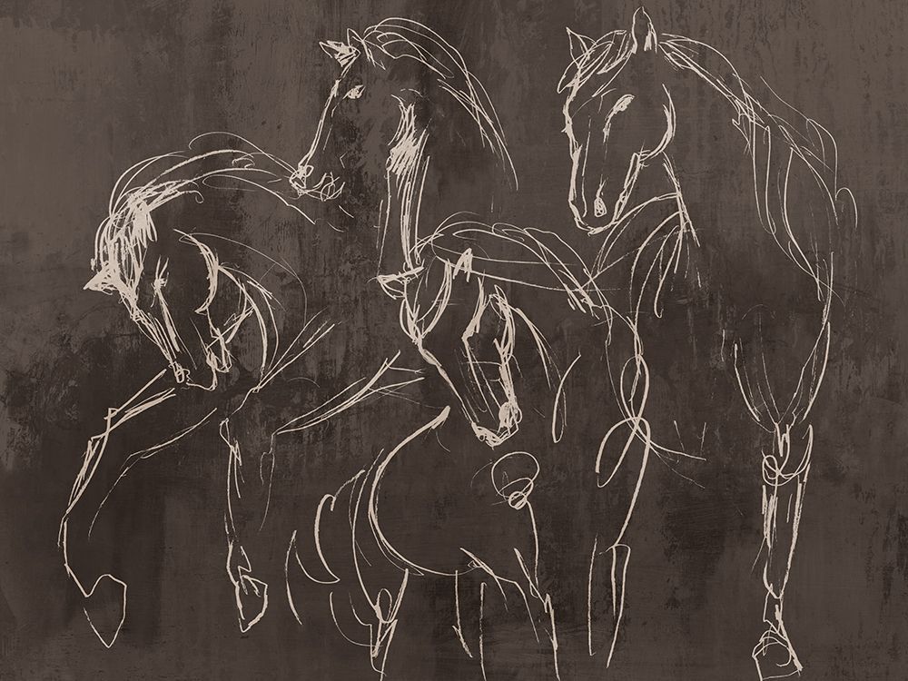 Dynamic Motion of Graceful Horses art print by Hannah Dawson for $57.95 CAD