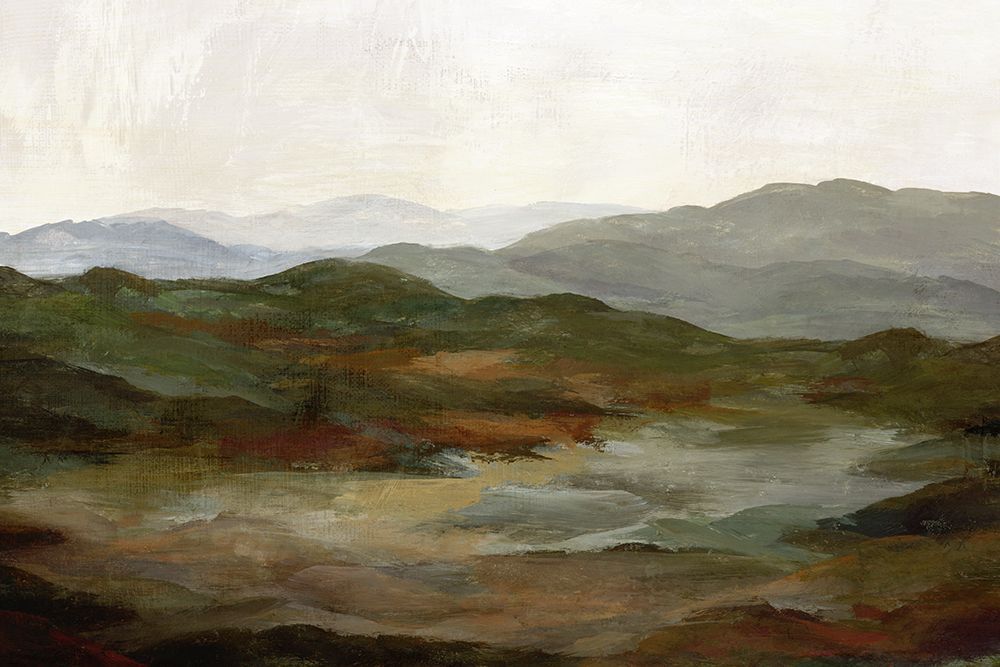 Misty Hills and Quiet Valleys art print by Hannah Dawson for $57.95 CAD