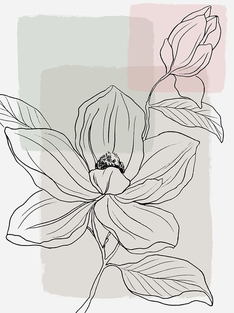 Botanical Simplicity in Pastel Hues I art print by Hannah Dawson for $57.95 CAD