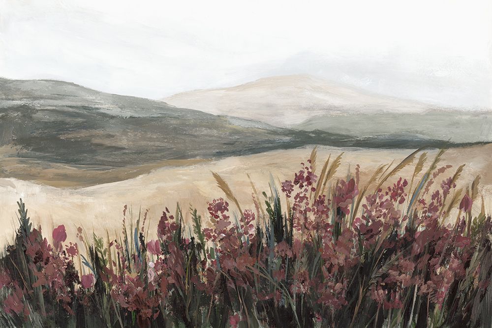 Wildflowers in Rolling Hills art print by Hannah Dawson for $57.95 CAD