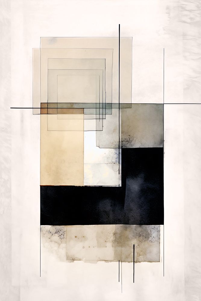 Lines and Squares II art print by Raymond Powers for $57.95 CAD