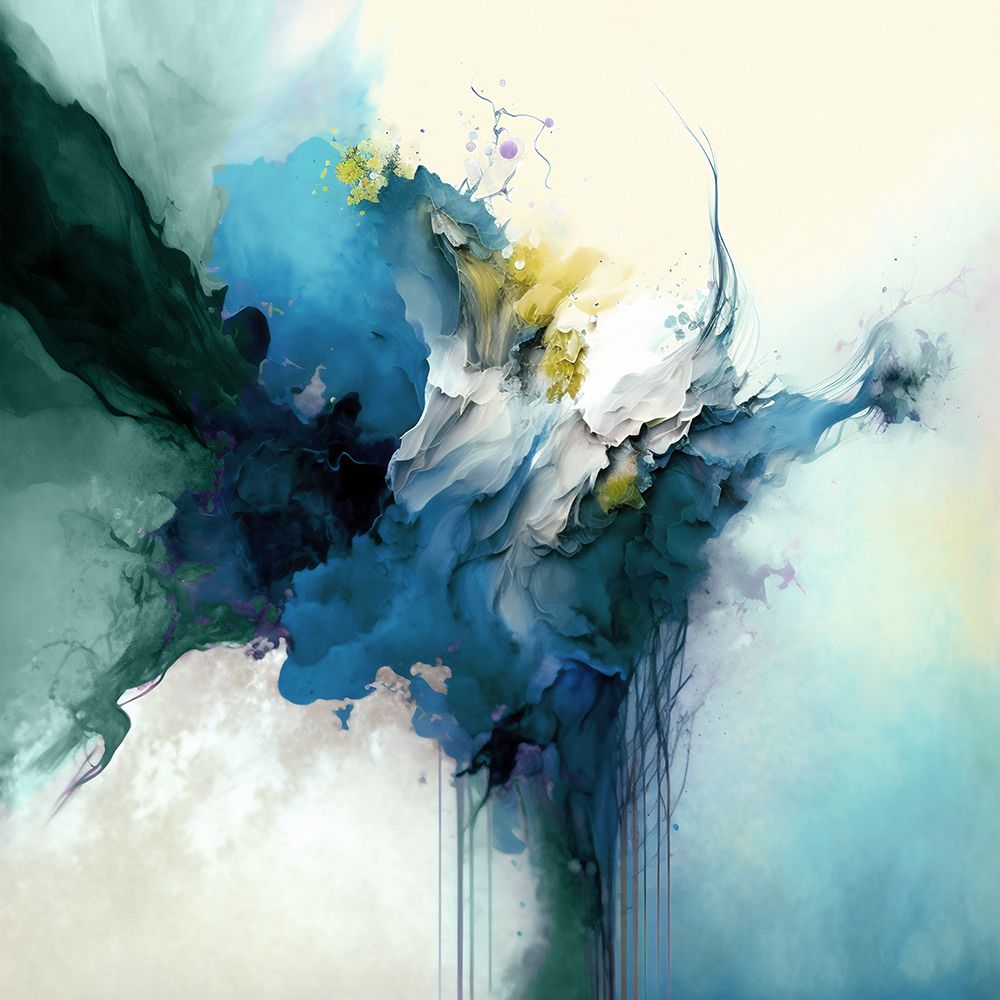 Splash of Blue Water art print by Raymond Powers for $57.95 CAD