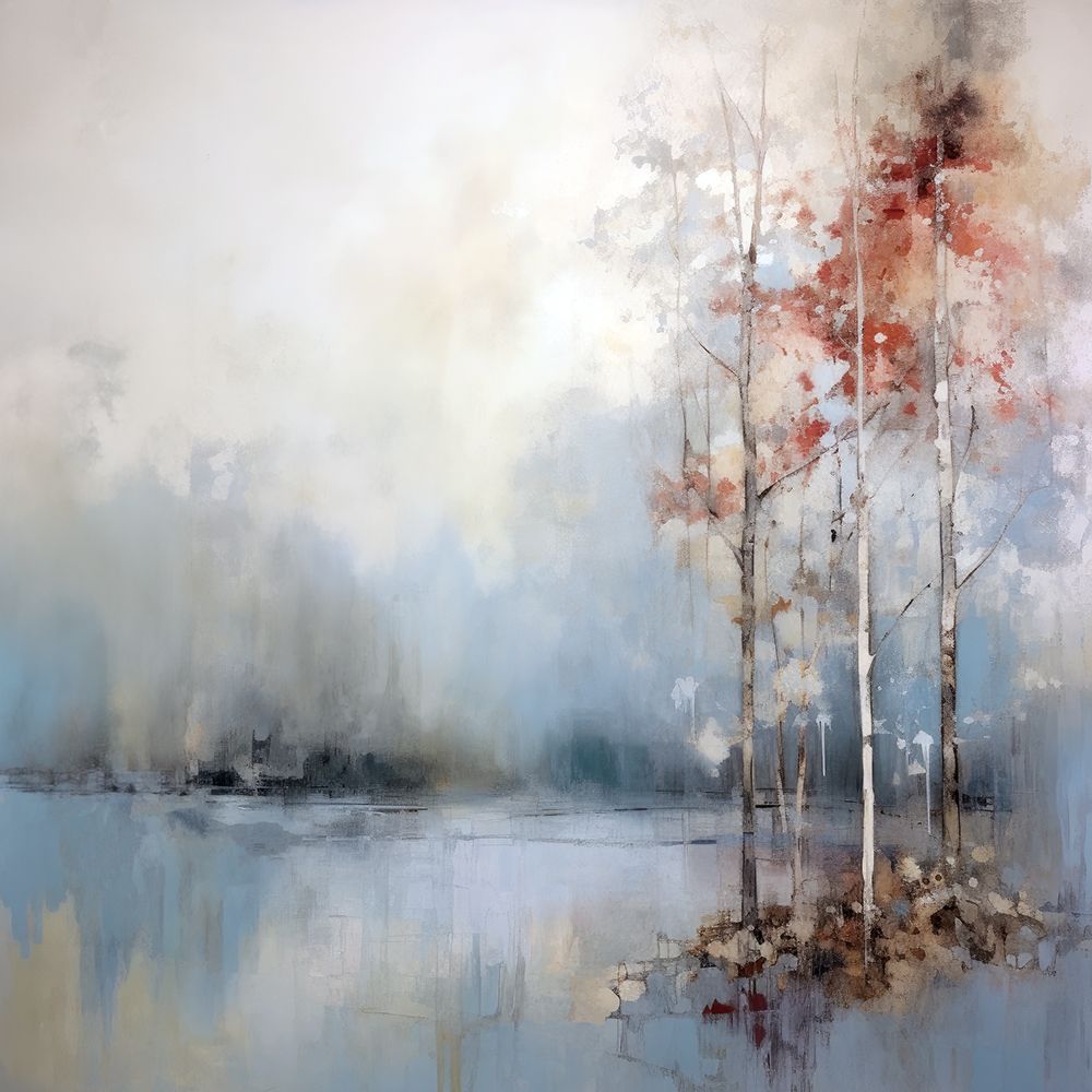 Peaceful Pond II art print by Raymond Powers for $57.95 CAD