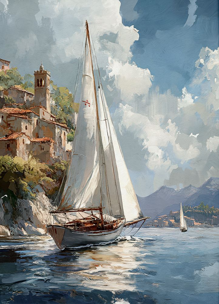 Sail Away, Italy I art print by Raymond Powers for $57.95 CAD