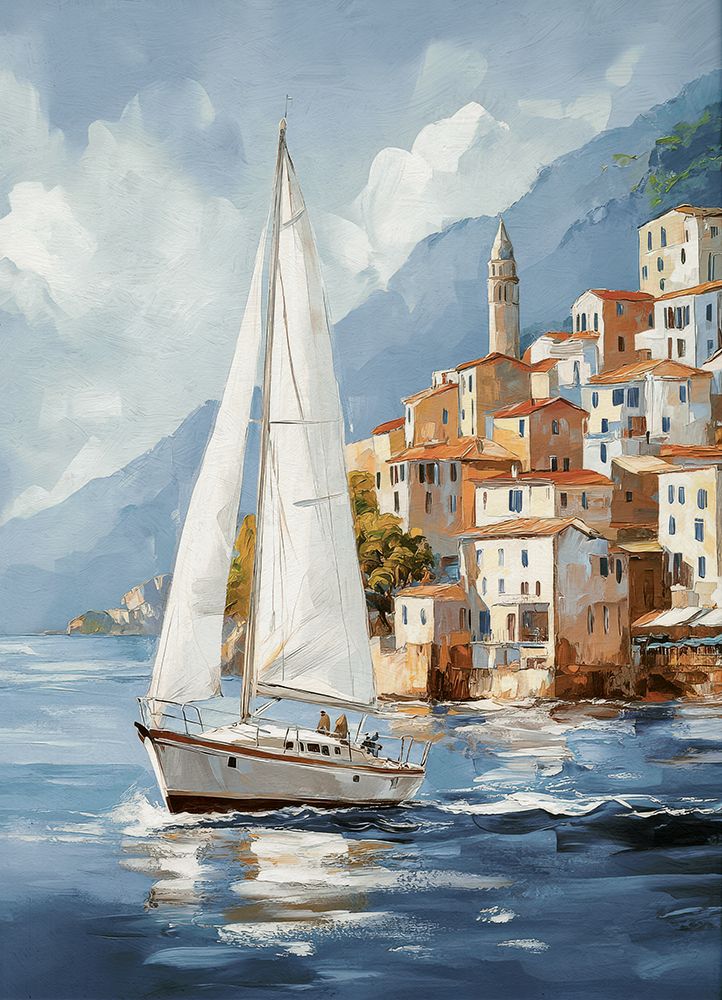 Sail Away, Italy II art print by Raymond Powers for $57.95 CAD