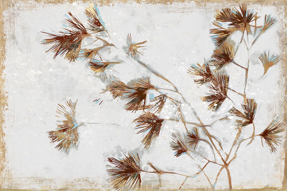 Golden Pine Braches II art print by Susan Wilde for $57.95 CAD