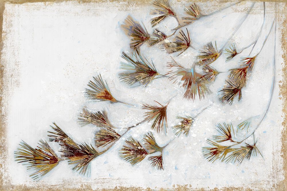 Golden Pine Braches III art print by Susan Wilde for $57.95 CAD