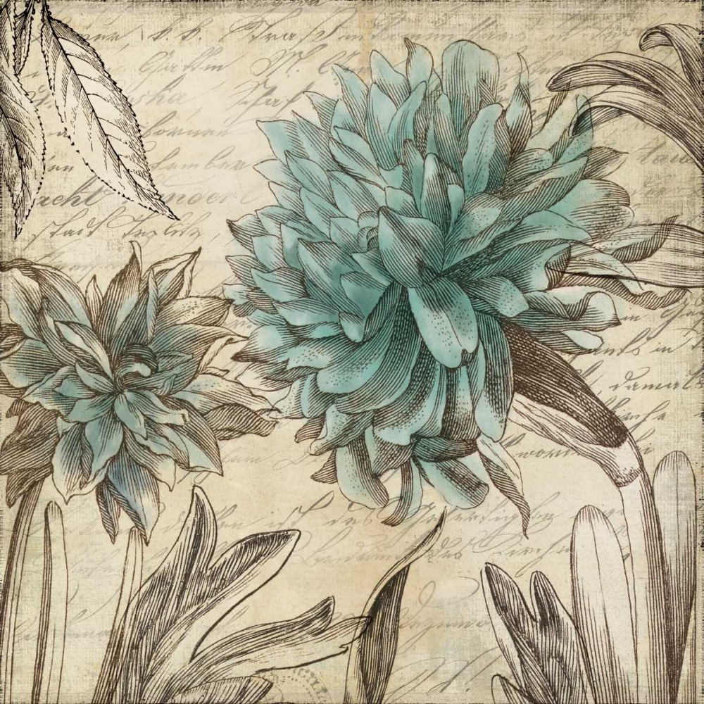 Blue Botanical I art print by Aimee Wilson for $57.95 CAD