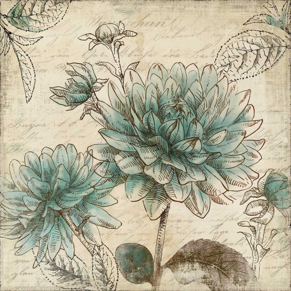 Blue Botanical II art print by Aimee Wilson for $57.95 CAD