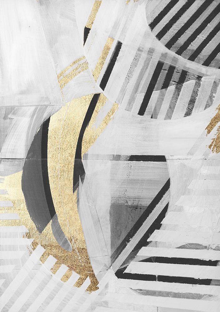 Black White Gold II art print by Cartissi for $57.95 CAD