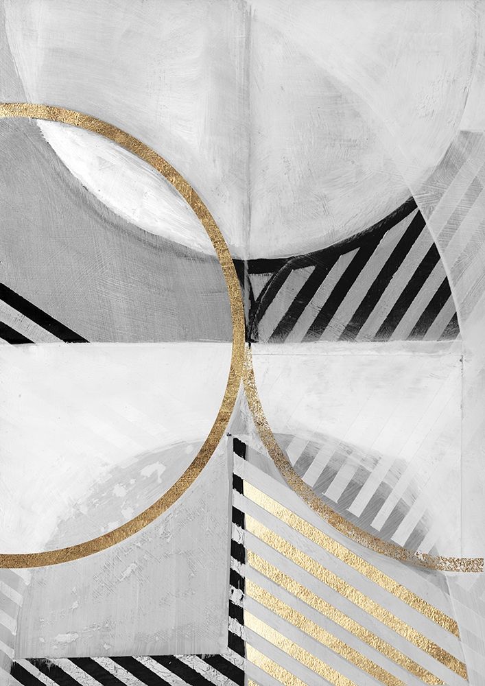 Black White Gold III art print by Cartissi for $57.95 CAD