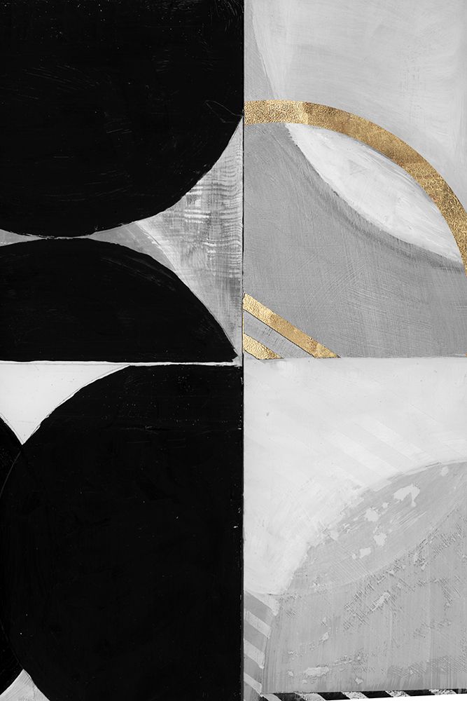 Stripes and Circles I art print by Cartissi for $57.95 CAD