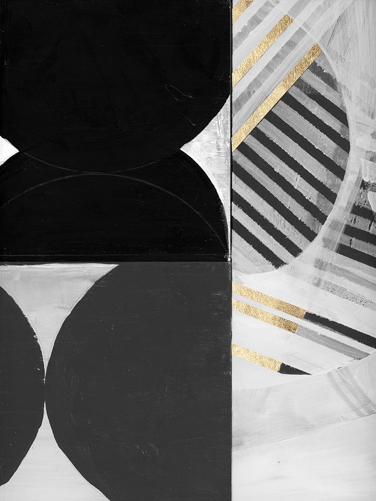 Stripes and Circles II art print by Cartissi for $57.95 CAD