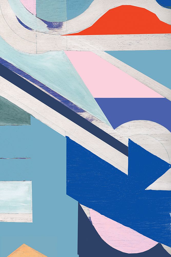 Blue Wood II art print by Cartissi for $57.95 CAD