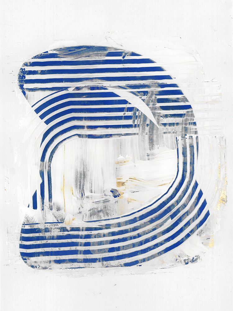 Blue Scrapes II art print by Cartissi for $57.95 CAD