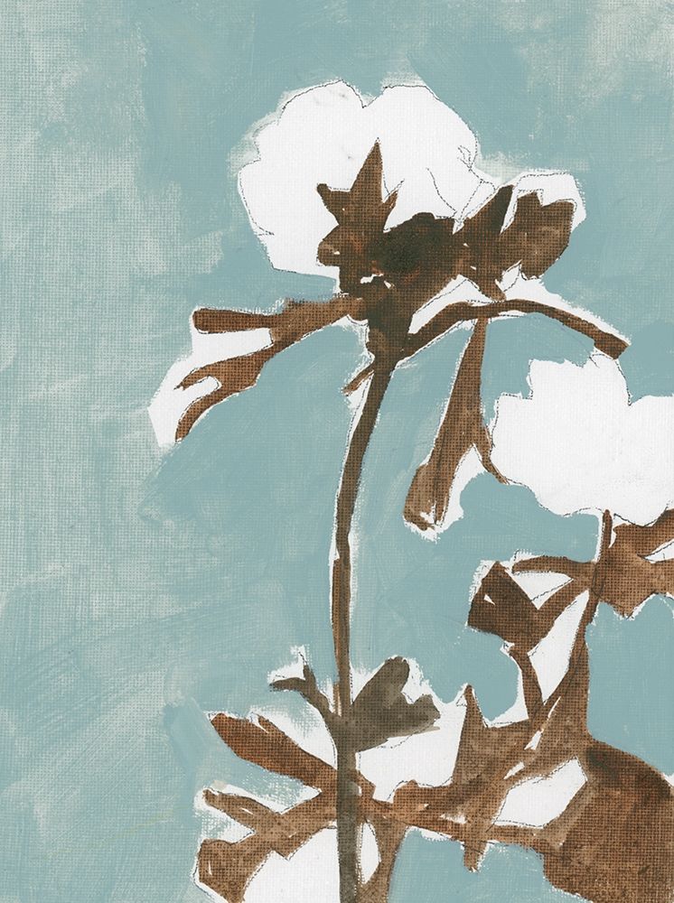 Naive Floral Silhouette III art print by Cartissi for $57.95 CAD