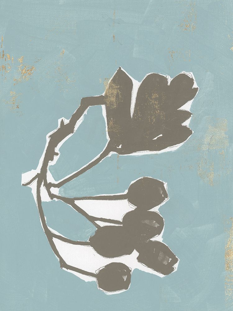 Floral Silhouette I art print by Cartissi for $57.95 CAD
