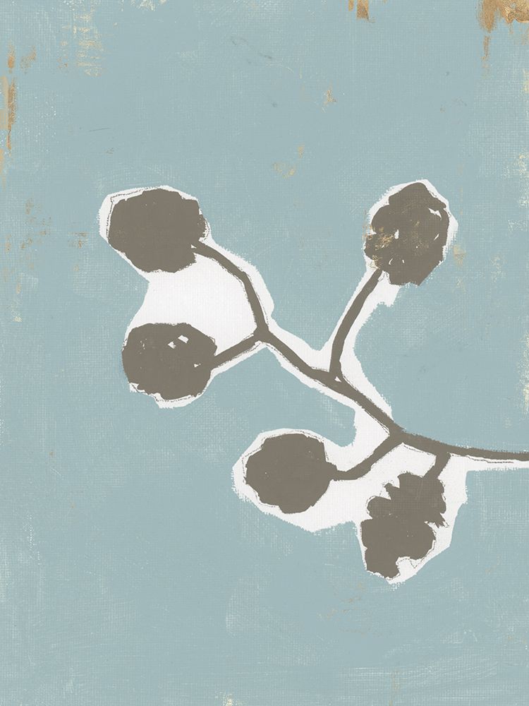 Floral Silhouette III art print by Cartissi for $57.95 CAD