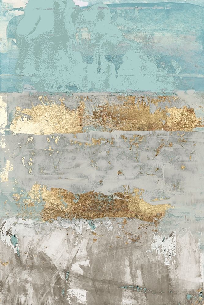 Blue Gold I art print by Cartissi for $57.95 CAD