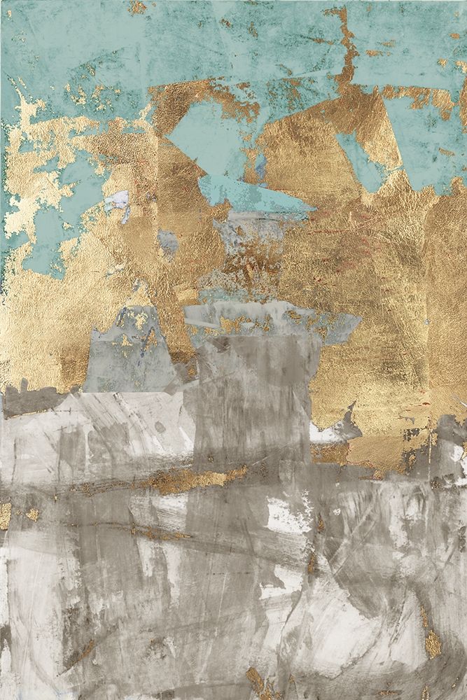Blue Gold II art print by Cartissi for $57.95 CAD