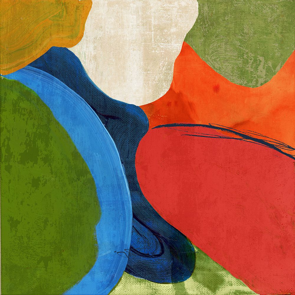 Colourful Blobs II art print by Cartissi for $57.95 CAD